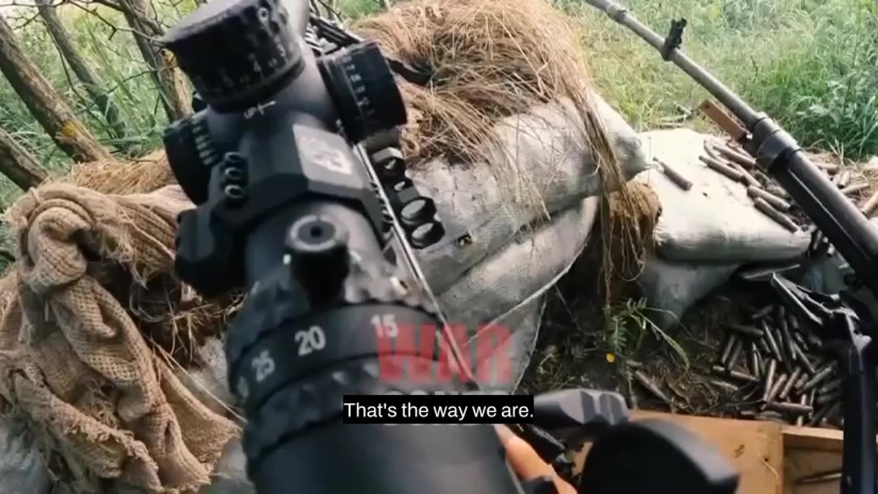 First-person defense of Zaporozhye 58th Army Klinok Sniper Group