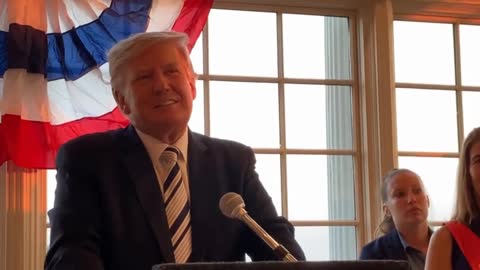 It's Trump 2021, not 2024. President Trump speaks at Ladies For America First in NJ. #TrumpWon