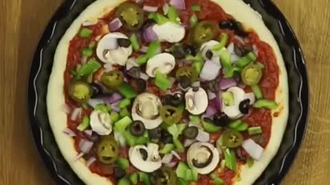 veg pizza recipe _ veggie pizza recipe _ vegetable pizza recipe