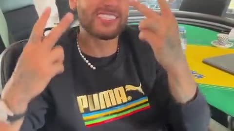 Neymar representando o Brasil