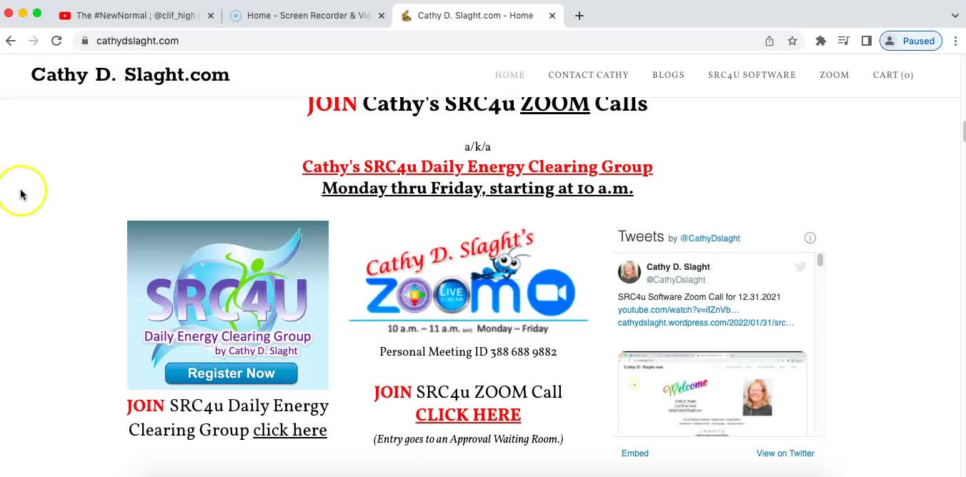 SRC4U Software Zoom Call 4 18 2022 by Cathy D. Slaght