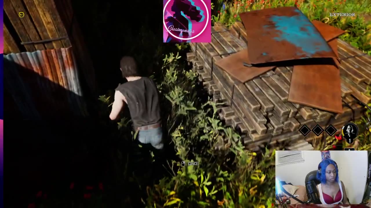 my first playthrough of #texaschainsaw i suck at scary games fr fr