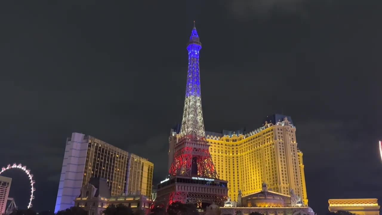 The Magnificent View Near the Fountains of Bellagio Las Vegas' Spectacular Water Show