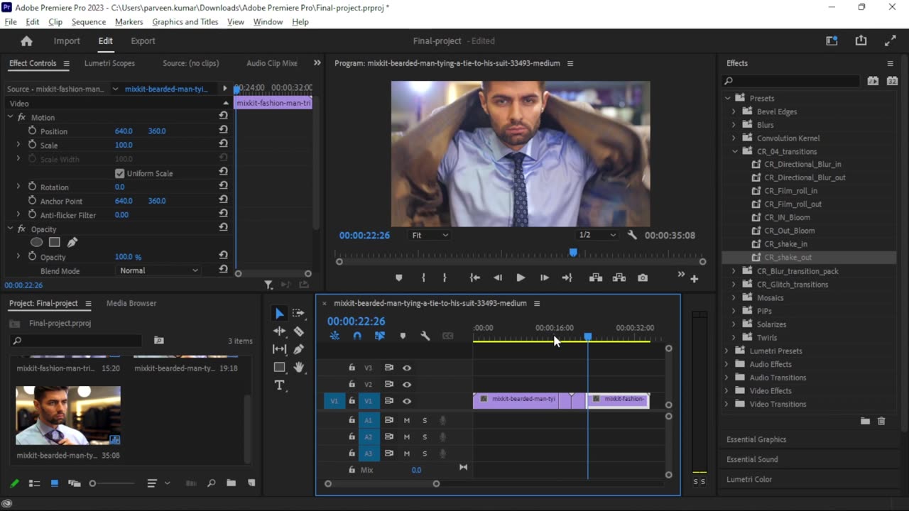 Adobe Premiere Pro 04 Transition Pack Free Available