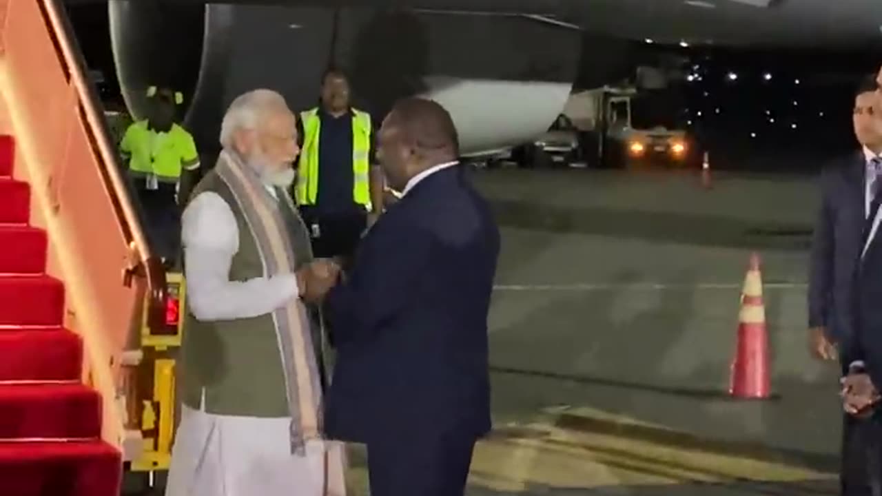 New guinea PM seeks PM Modi's blessings
