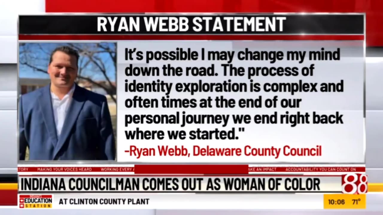 Indiana Councilman Now a 'Transgender Woman of Color'