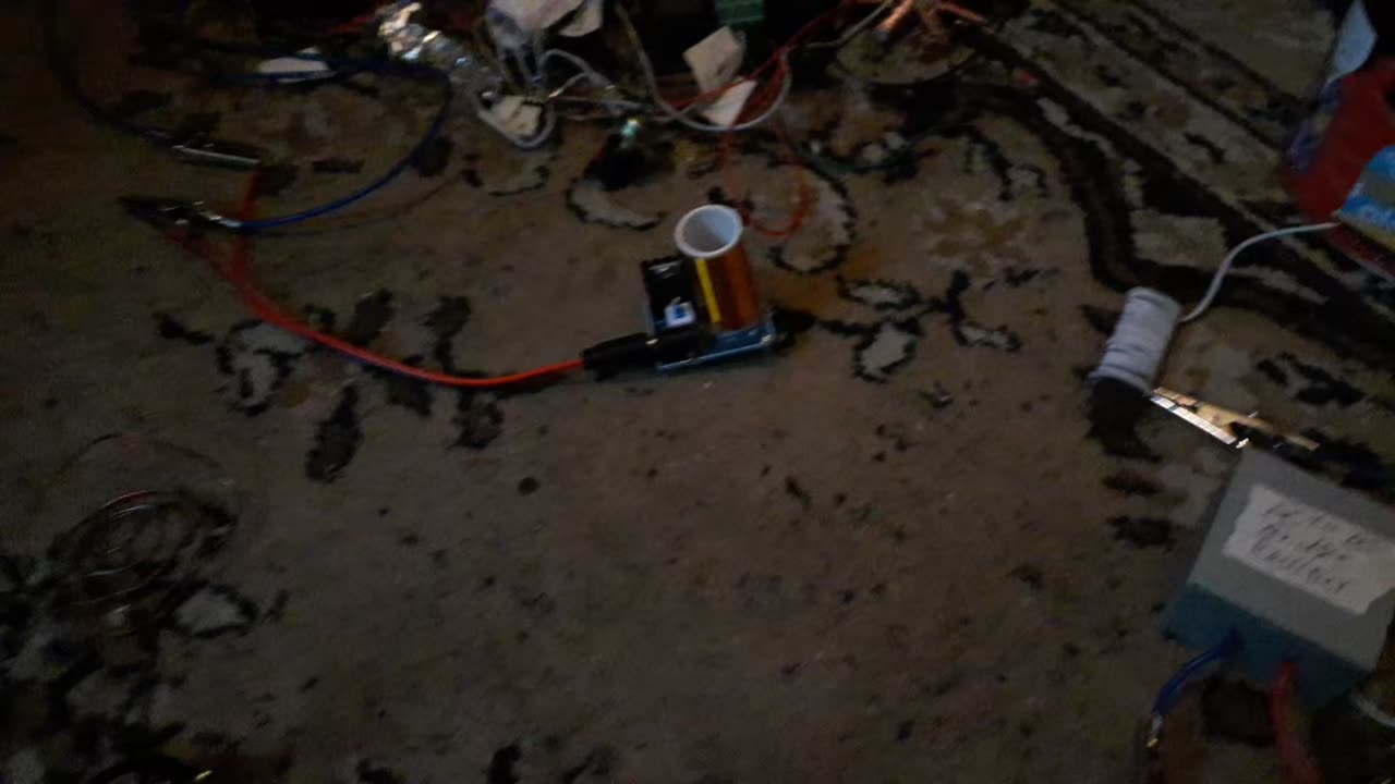 Wireless dc power and oscilloscope piezo disk tests
