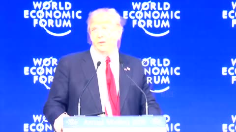 President Trump at the World Economic Forum