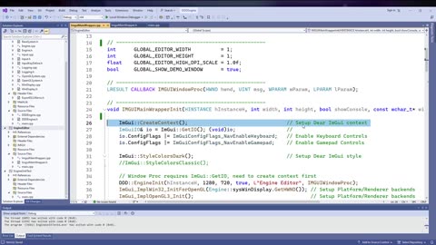 C++ Game Engine｜0015｜Setup ImGui Engine Editor project