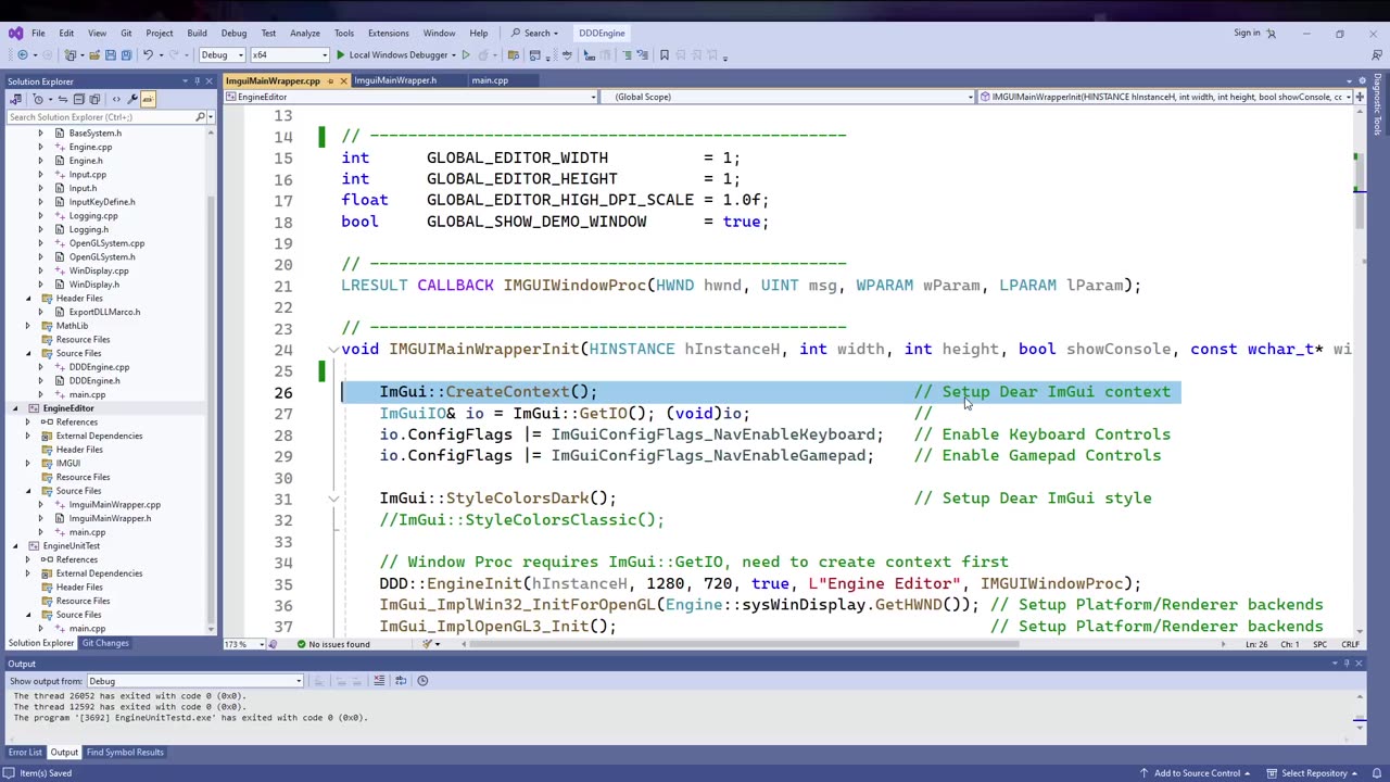 C++ Game Engine｜0015｜Setup ImGui Engine Editor project