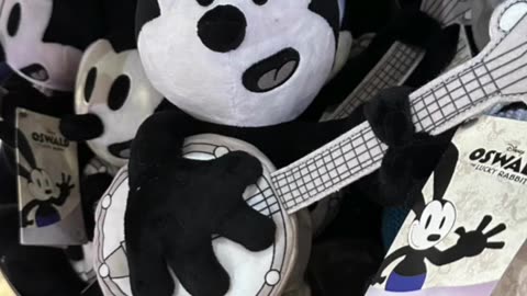 Disney Parks Oswald the Lucky Rabbit Playing a Banjo Plush Doll #shorts