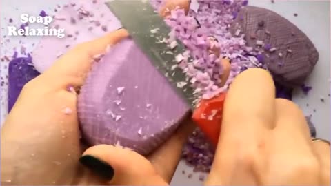 Oddly Satisfying and Relaxing Soap Cutting ASMR