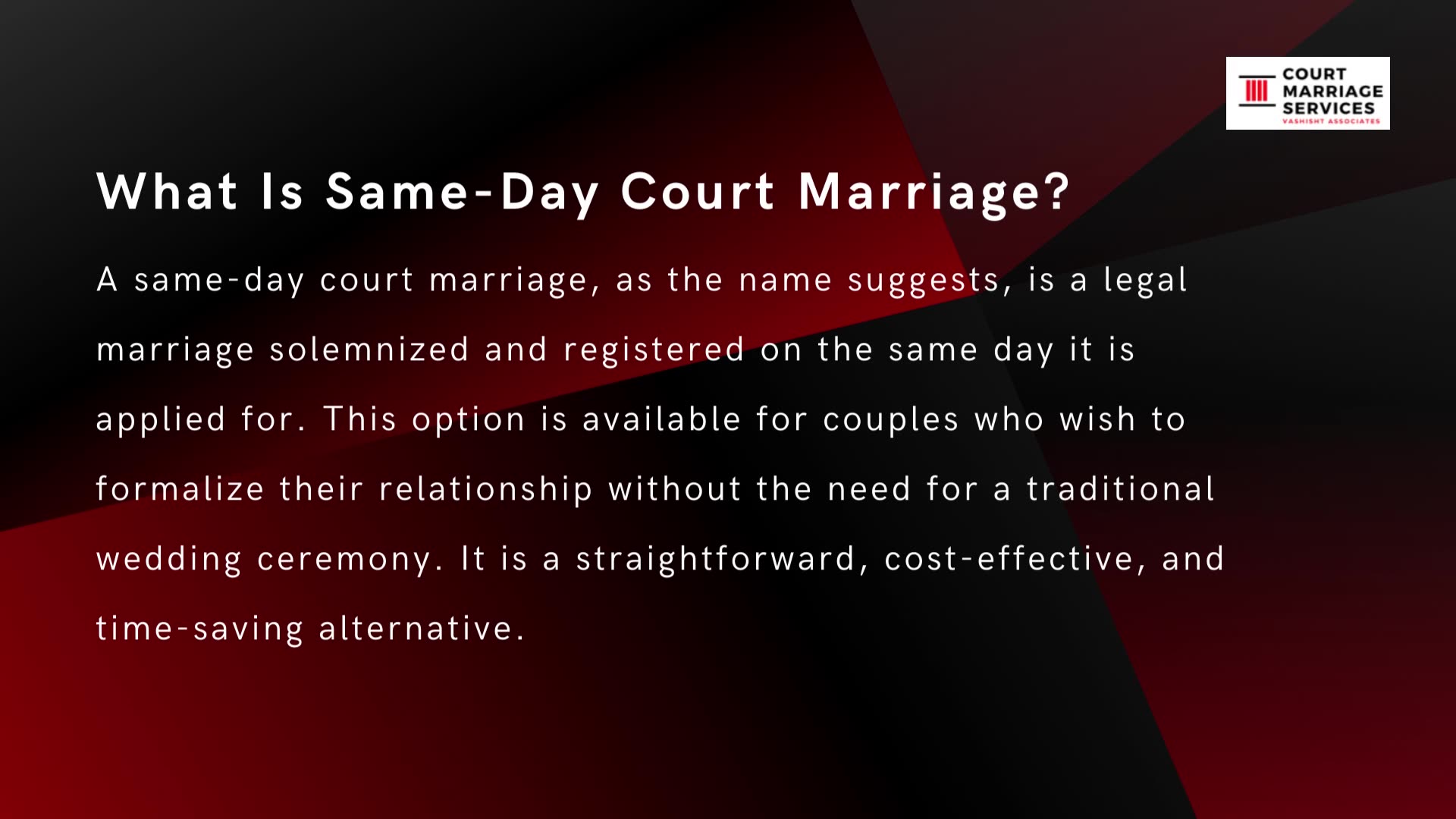 Same Day Court Marriage in Delhi