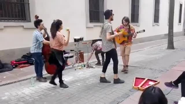 Music band, Ciudad Vieja, Montevideo