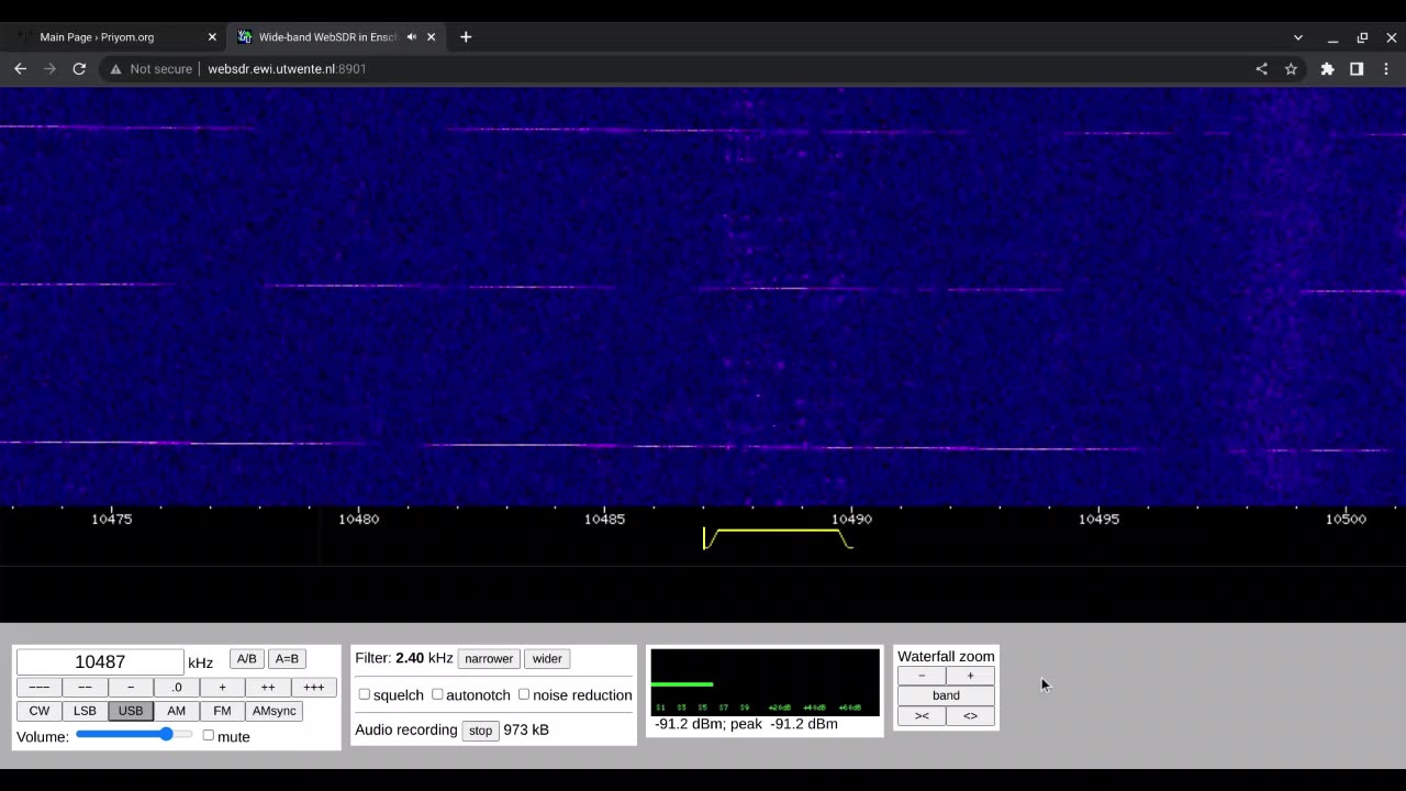 E11 Oblique 19/02/2023 1910 UTC 10487kHz