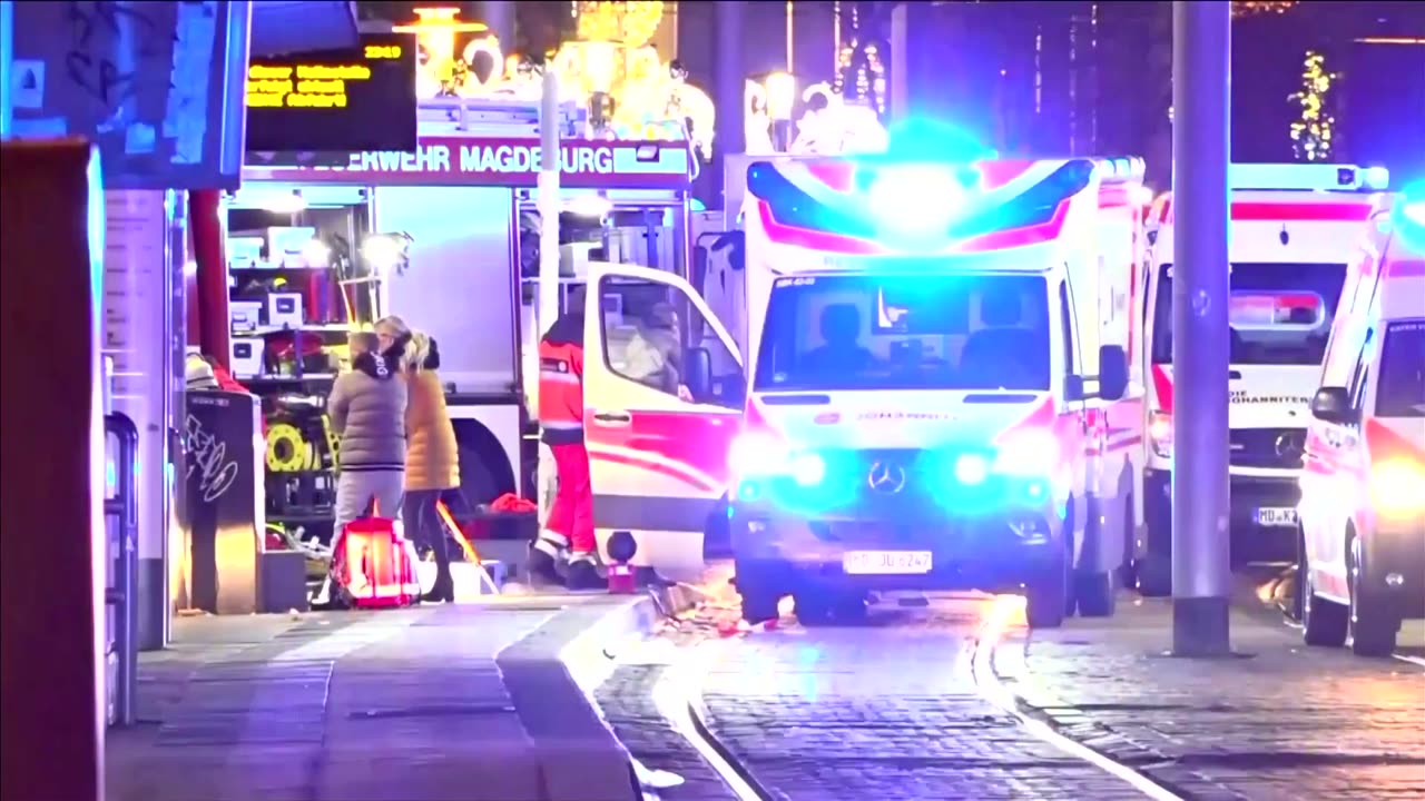 Suspect arrested after driving into crowd at German Christmas market