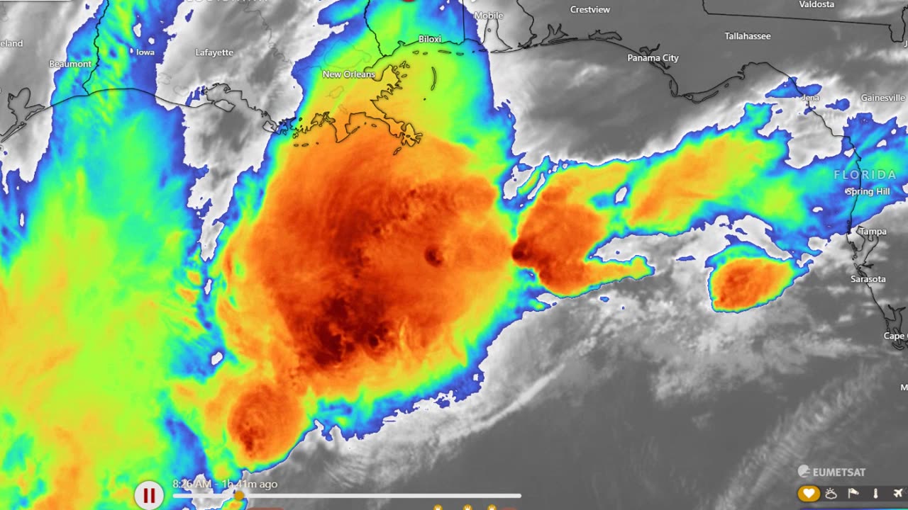 Marine Weather Report For Gulf of Mexico. We had 70 mph Gust 2 nights ago that was not forecast!