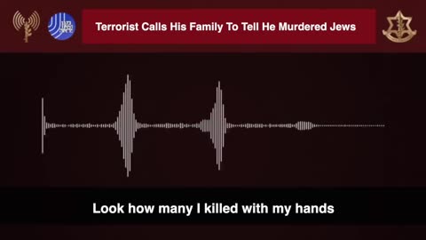 INSANE! Israel releases a phone call between a terrorist who calls his family