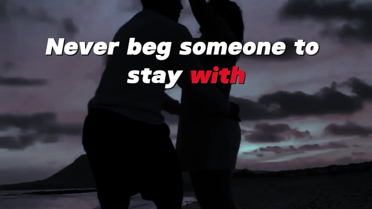 Never beg for love.#facts #trending #love #lovestatus #quotes #viral #life #shortvideo #shorts