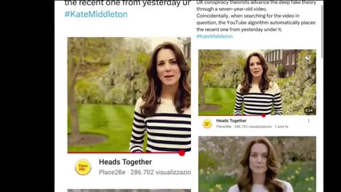 KATE MIDDLETON CANCER VIDEO IS AI FAKE