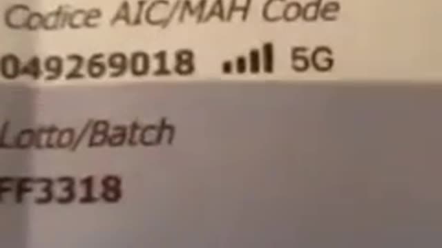 ESTÁN ENTREGANDO ESTO A LOS INYECTADOS 3 VECES, EN ITALIA.