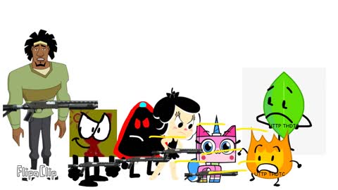 (Request) Me, KBCMugen17 Marcio Araujo, Hanazuki Unikitty Kills Firey UTTP THDTC & Leafy UTTP THDTC