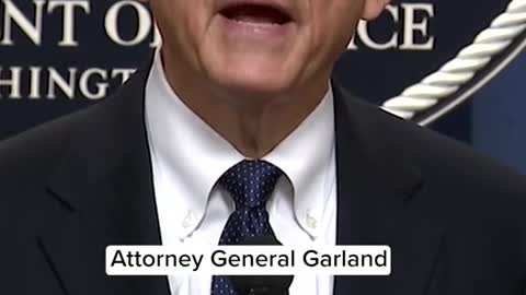 #BREAKINGNEWS AG Garland says he personally approved the sear.