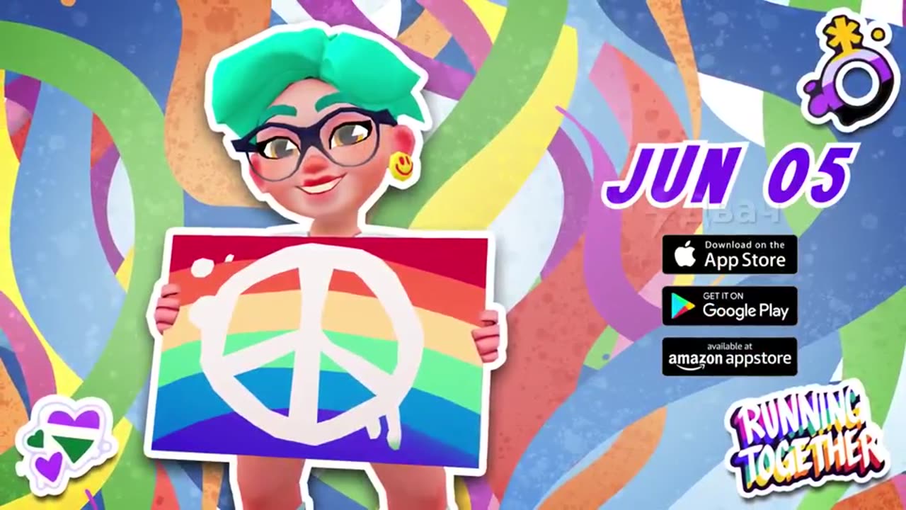 Every year, once a month, gay propaganda is included in the children's game Subway Surfers