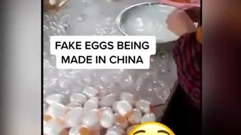 BE CAREFUL WHAT YOU EAT EGGS BEING MADE IN CHINA