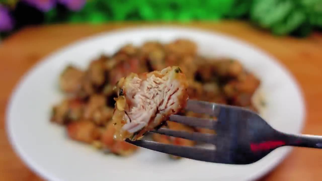 Garlic butter chicken bites❗️ 20 minutes Recipe