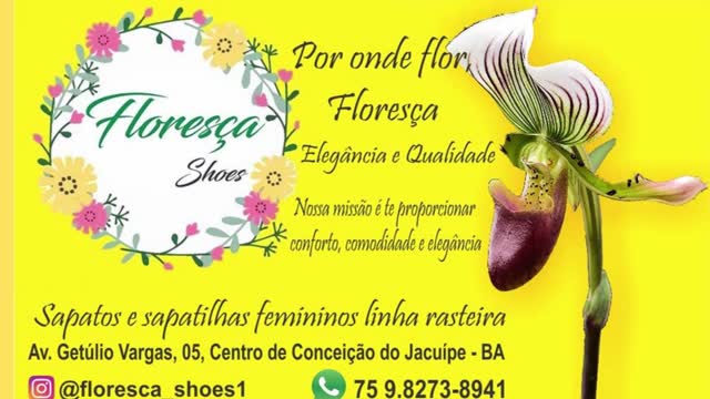 Floresça Shoes com muita novidade com nova coleção em Conceição do Jacuípe