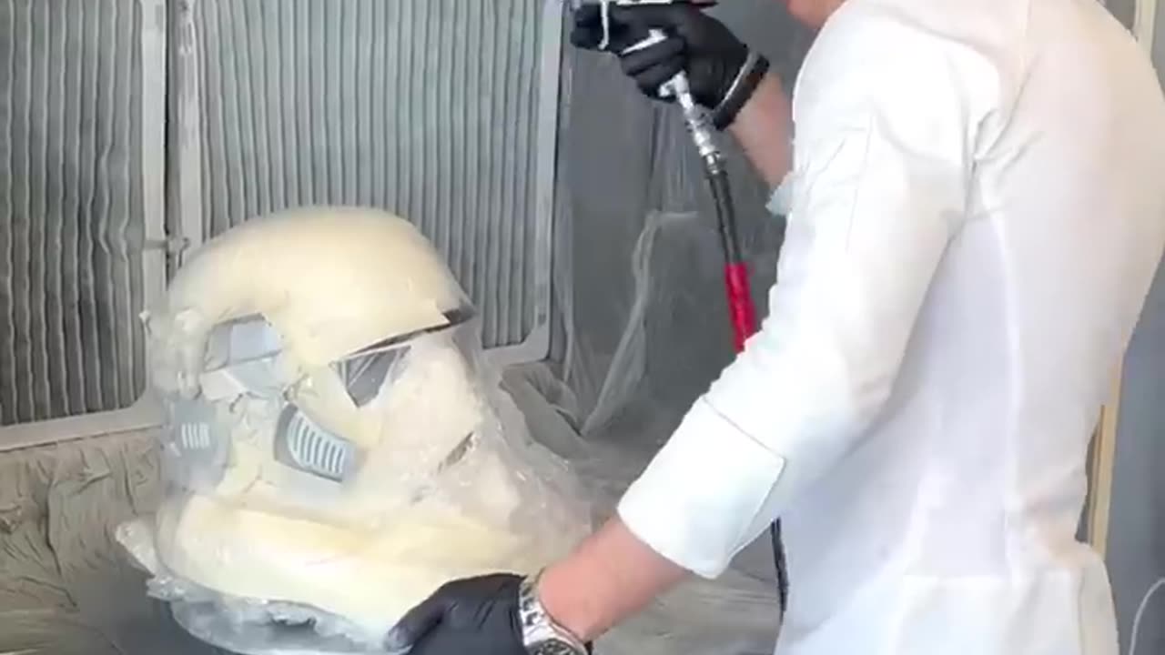 Chocolate trooper helmet