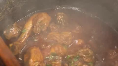 Handi chicken Masala Curry recipe with ASMR Sound recipe