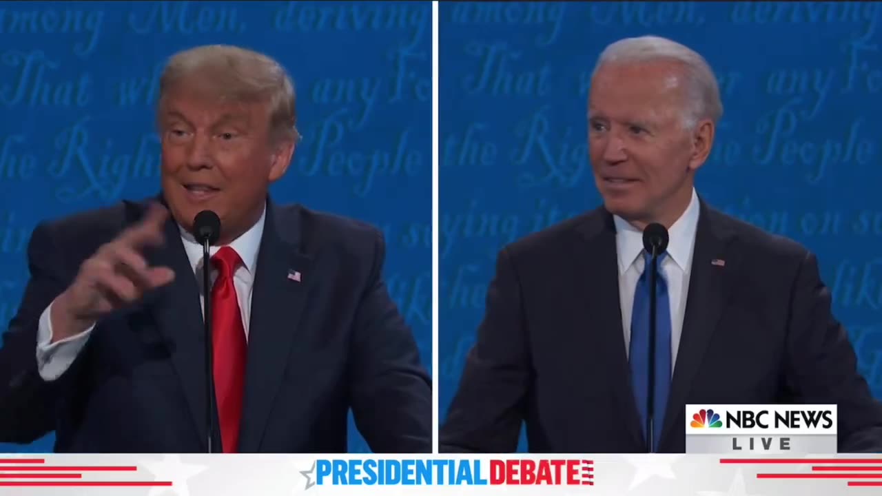 2020 - Trump - If he's (Biden) elected, the stock market will crash