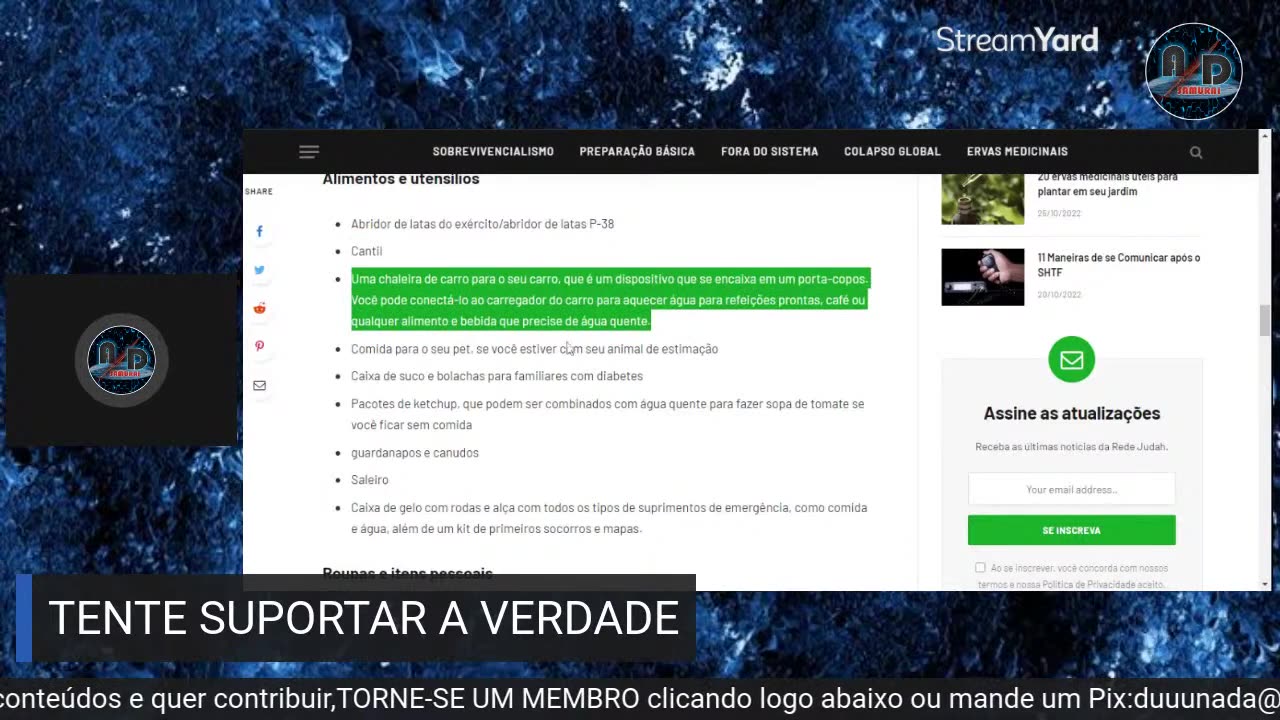 REGISTROS SAMURAI - N9JBqCISBrY - COMUNAS ATACAM NOVAMENTE CONTRA O TEMPO
