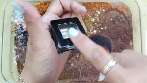 NUTELLA Slime Mixing Random Into Slime! Satisfying Slime Video ASMR