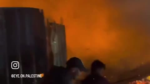 Israeli air strikes targeted the tents of displaced Palestinians west of Rafah