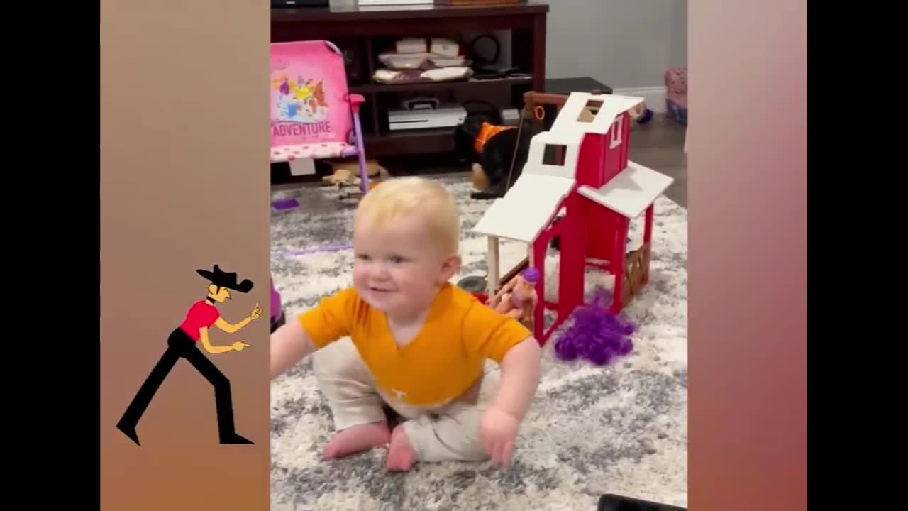 Funny Baby Siblings Trouble Maker