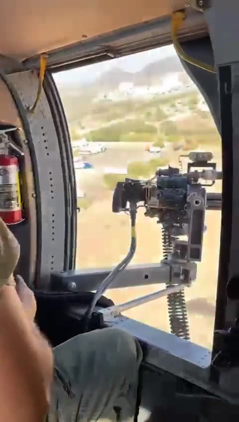 Reported video of a Mexican Black Hawk during recent operations...