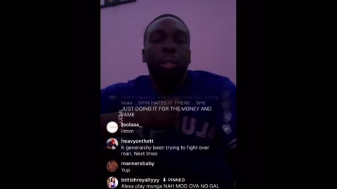 Dj Snoopy IG live dissing his baby mama again exposes females in the comment section