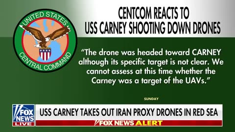 US destroyer shoots down drones belonging to Iranian proxies