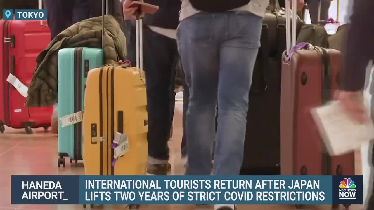 Tourists From Abroad Flock To Japan After Covid Restrictions Lifted