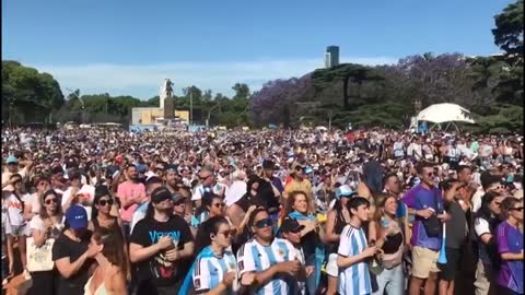 Argentina fans watch World Cup match against Mexico in Buenos Aires | AFP