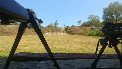 RANGE TIME WITH MY SQUIRES BINGHAM M16 AND AR15 22LR PART 1