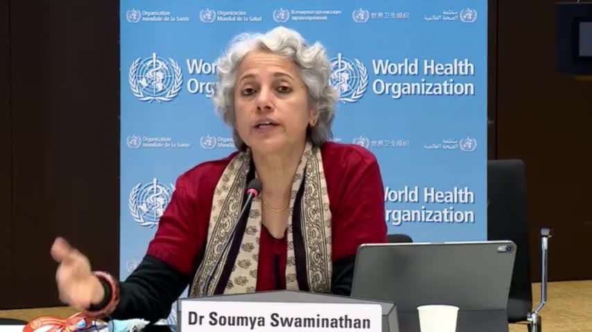 Top WHO Scientist Dr. Soumya Swaminathan: "No Evidence At All That Healthy Children Need Boosters"