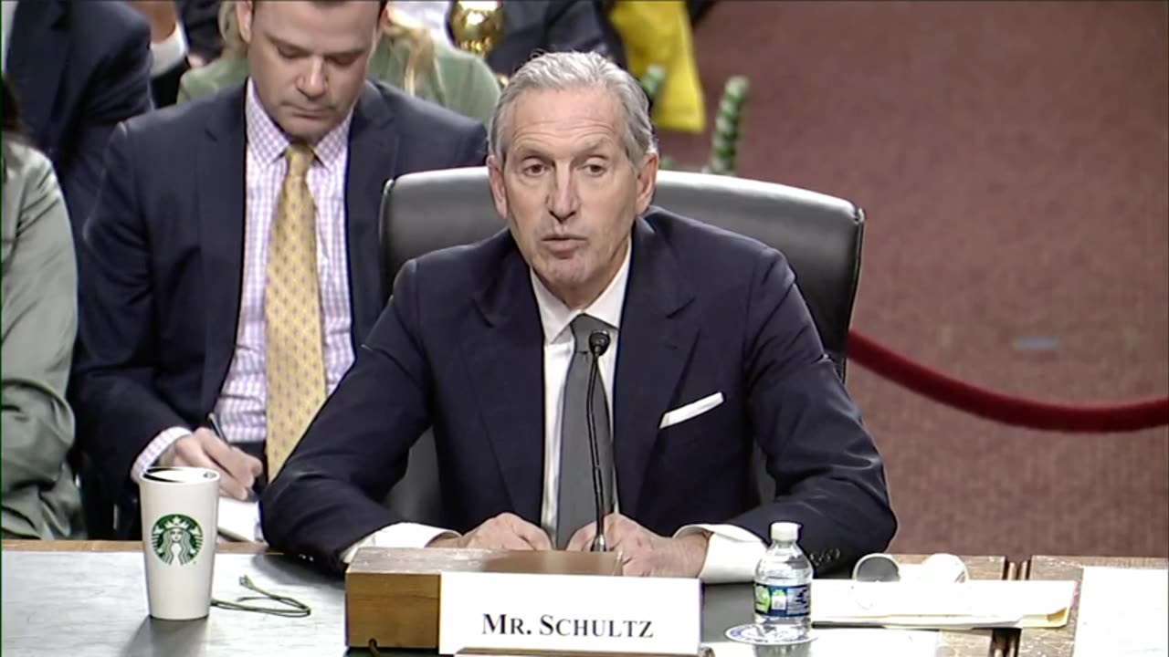 Senate Health, Education, Labor and Pensions Committee: Former Starbucks CEO Howard Schultz testifies in the Senate over alleged union busting - March 29, 2023