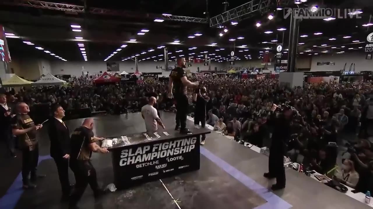 The world HARDEST Slaps From Slap Fighting Championship