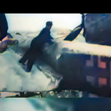 German Forces Remove Snow - Winter Operations COLOURIZED 🇩🇪❄️🎥