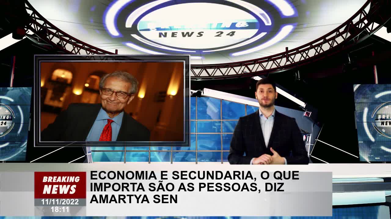 A economia é secundária, o que importa é as pessoas, diz Amartya Sen