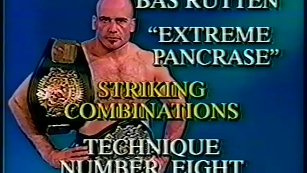 Bas Rutten Extreme Pancrase Part 2 Striking